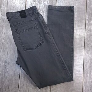 Prana Slim Fit Pants Men 32x32 Gray 5 Pocket Stretch Casual Trousers